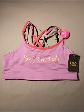 Athletic Works Girls' Be Yourself Sports Bras